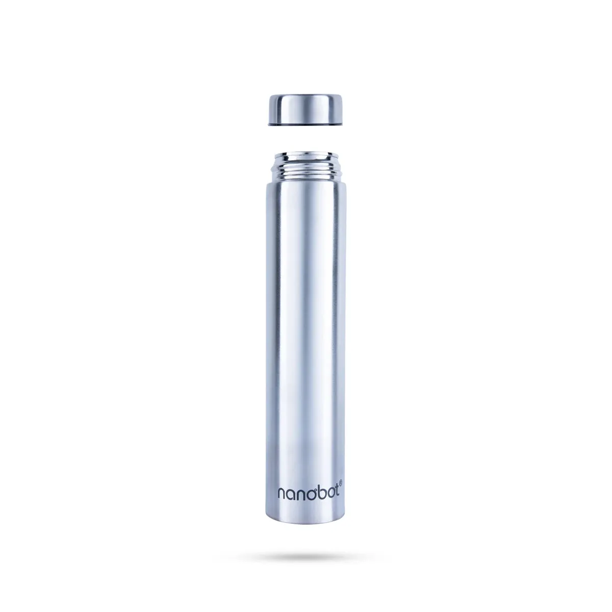 Nanobot Water Bottle - 500 ml | Sleek Colour Water Bottle/ 9.5 x 2 Inches/ Stainless Steel Water Container for Home