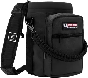 NATURE PIONEOR Insulated Water Bottle Holder with Shoulder Strap for Half/One Gallon 64oz/128OZ Sports Water Jugs Bottles, Carrier/Pouch Sleeve for Outdoor Camping, Hiking,Gym