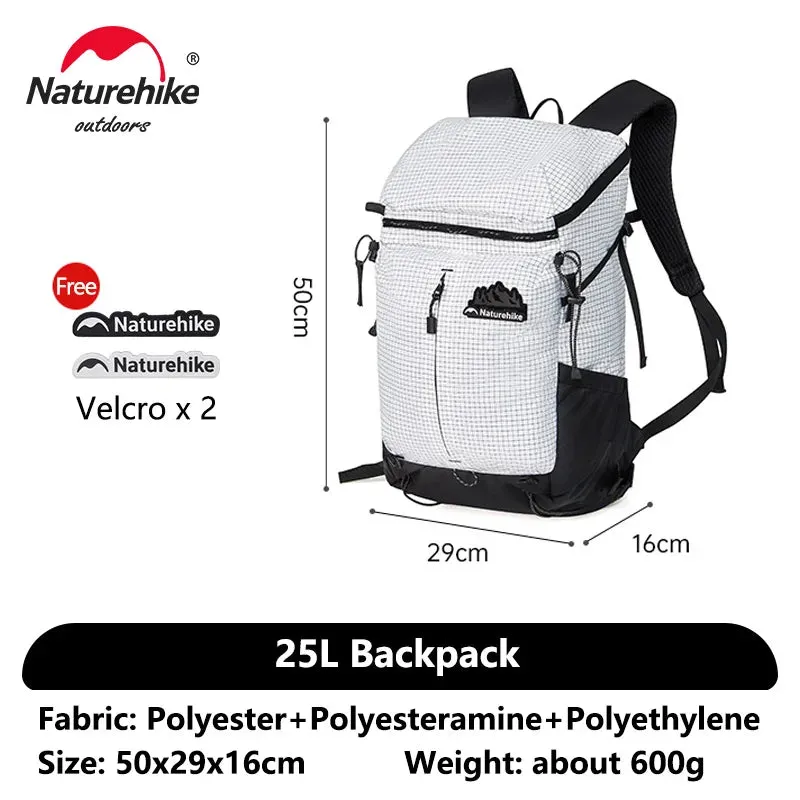 NATUREHIKE HELIUM SERIES 25L Outdoor Hiking Backpack – Large Capacity Casual Shoulder Bag