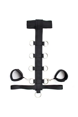 Neck-to-waist Body Harness Restraint with Removable Waist Belt