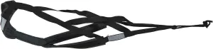 Neewa X-Back Racing Harness - X-Large, Black | High-Performance, Reflective Gear for Slim, Long-Bodied Dogs | Suitable for Canicross, Skijoring | Neck 19in, Chest 34in, Back 27in