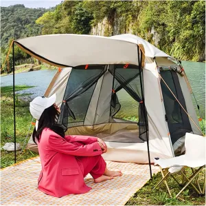 NIEH Camping Tents Family 4 People, Tents for Camping Firm and Stable Instant Dome Tent for Camping