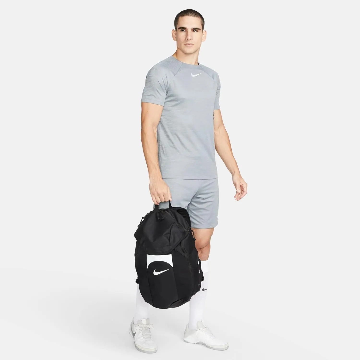 NIKE Backpack, Black, White, Talla única