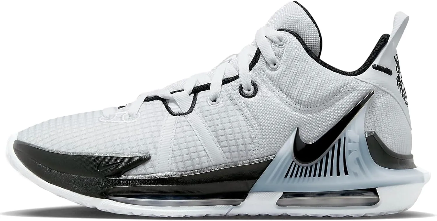 Nike Lebron Witness 7 (Team) Basketball Shoes (DZ3299-002, Wolf Grey/Wolf Grey/White)