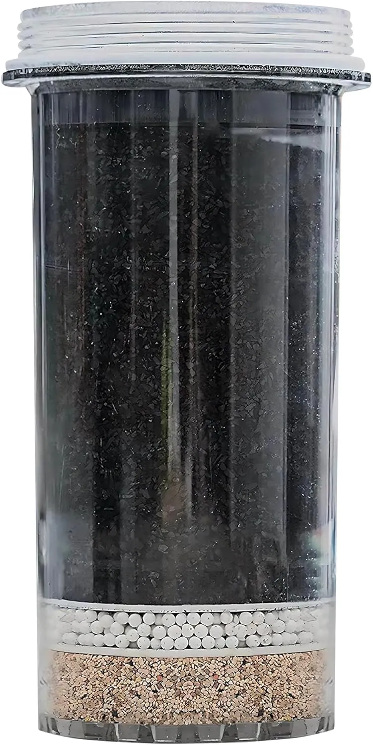 Nikken - PiMag Aqua Pour Filter Cartridge - Easy Replacement, With Copper Particles, Activated Carbon, pH Balance, Contaminant Reduction, Fresh Water