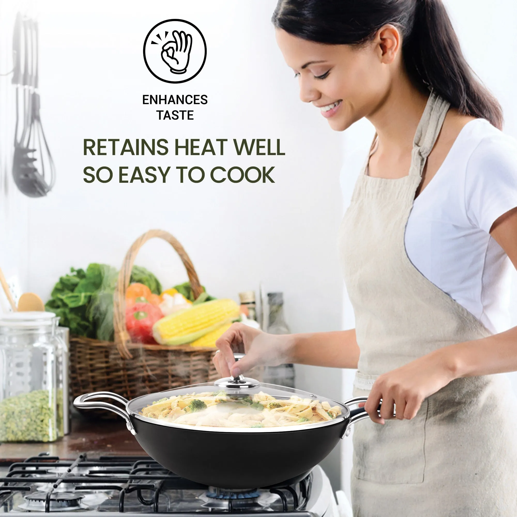 Non Stick Iron Kadhai (Milton Procook)