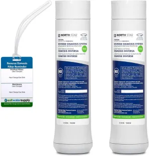 NROPF4 Filter Set (7287506 Replacement) - Northstar Reverse Osmosis Pre and Post Filters with Filter Change Reminder Tag - NROPF4 Replaces Discontinued 7287506 - Authentic NorthStar Filters