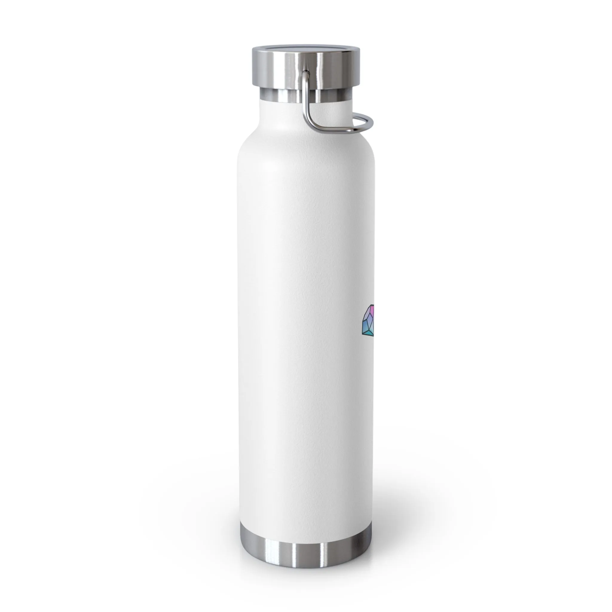 Nursing Gems Insulated Water Bottle - 22oz Copper Vacuum Flask