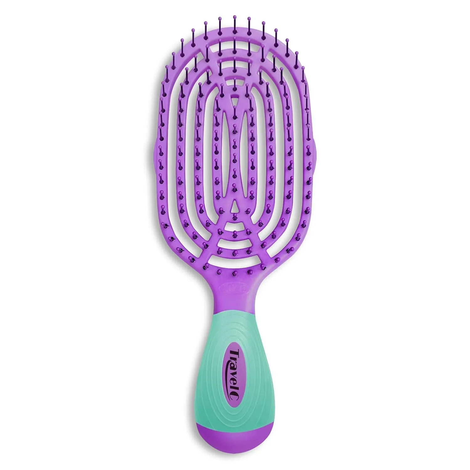 NuWay U.S. Patented Vented TravelC for All Hair Types is Hair Dryer Safe (Lavender)