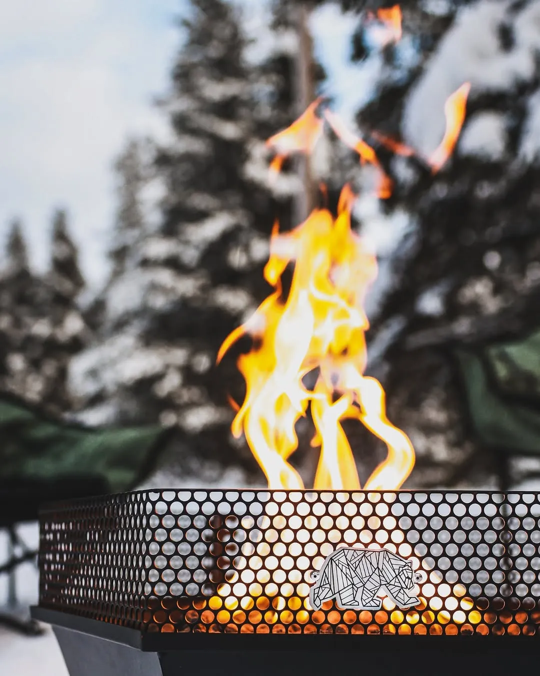 Off-Grid Hex Fire Bowl