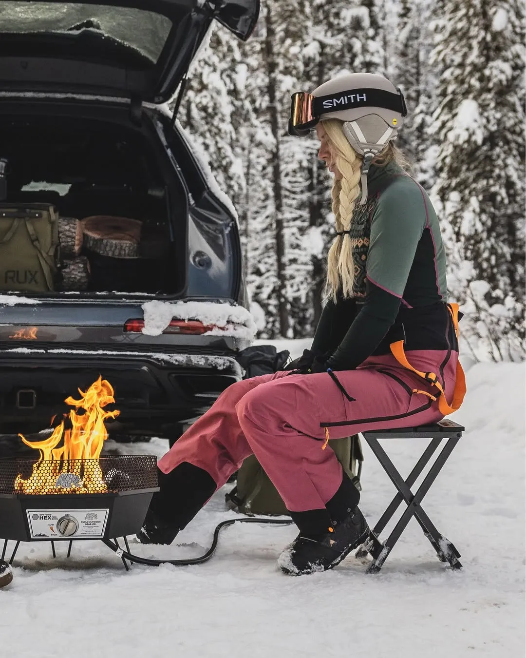 Off-Grid Hex Fire Bowl
