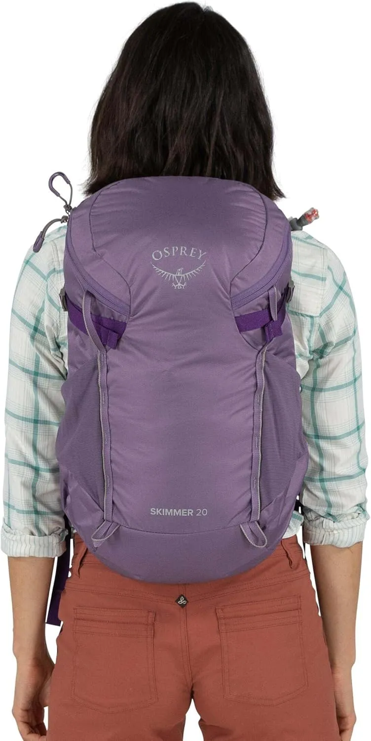 Osprey Skimmer 20L Women's Hiking Backpack with Hydraulics Reservoir, Purpurite Purple