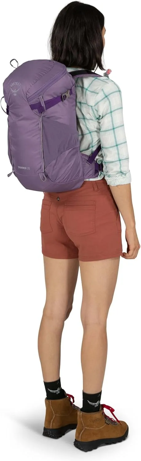 Osprey Skimmer 20L Women's Hiking Backpack with Hydraulics Reservoir, Purpurite Purple