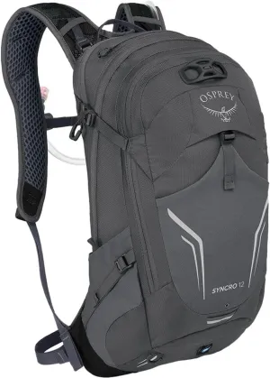 Osprey Syncro 12L Men's Hiking Backpack with Hydraulics Reservoir, Coal Grey