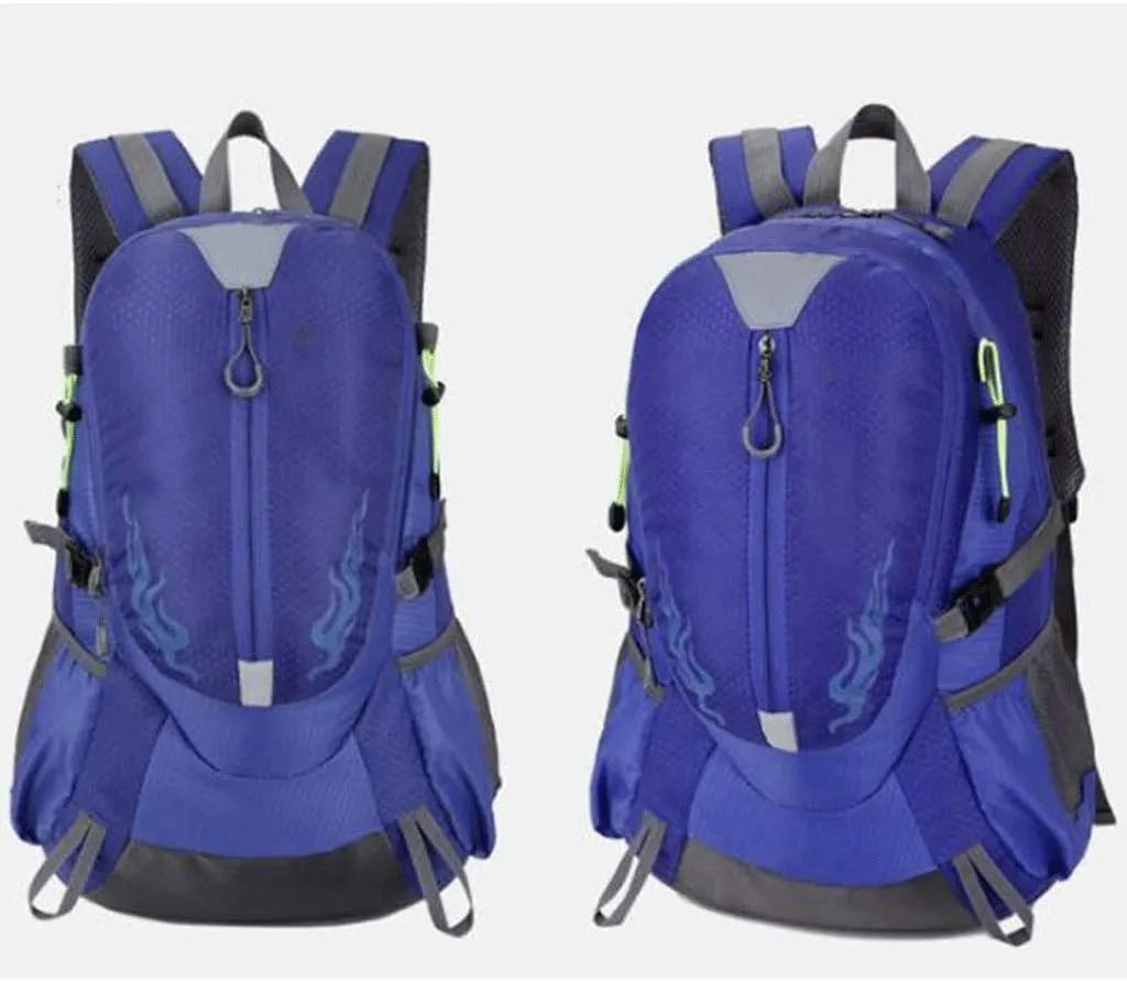 Outdoor Sports Backpack Hiking Daypack, Waterproof Large Capacity Camping Hiking Climbing Backpack Hiking Daypacks(Royal blue)