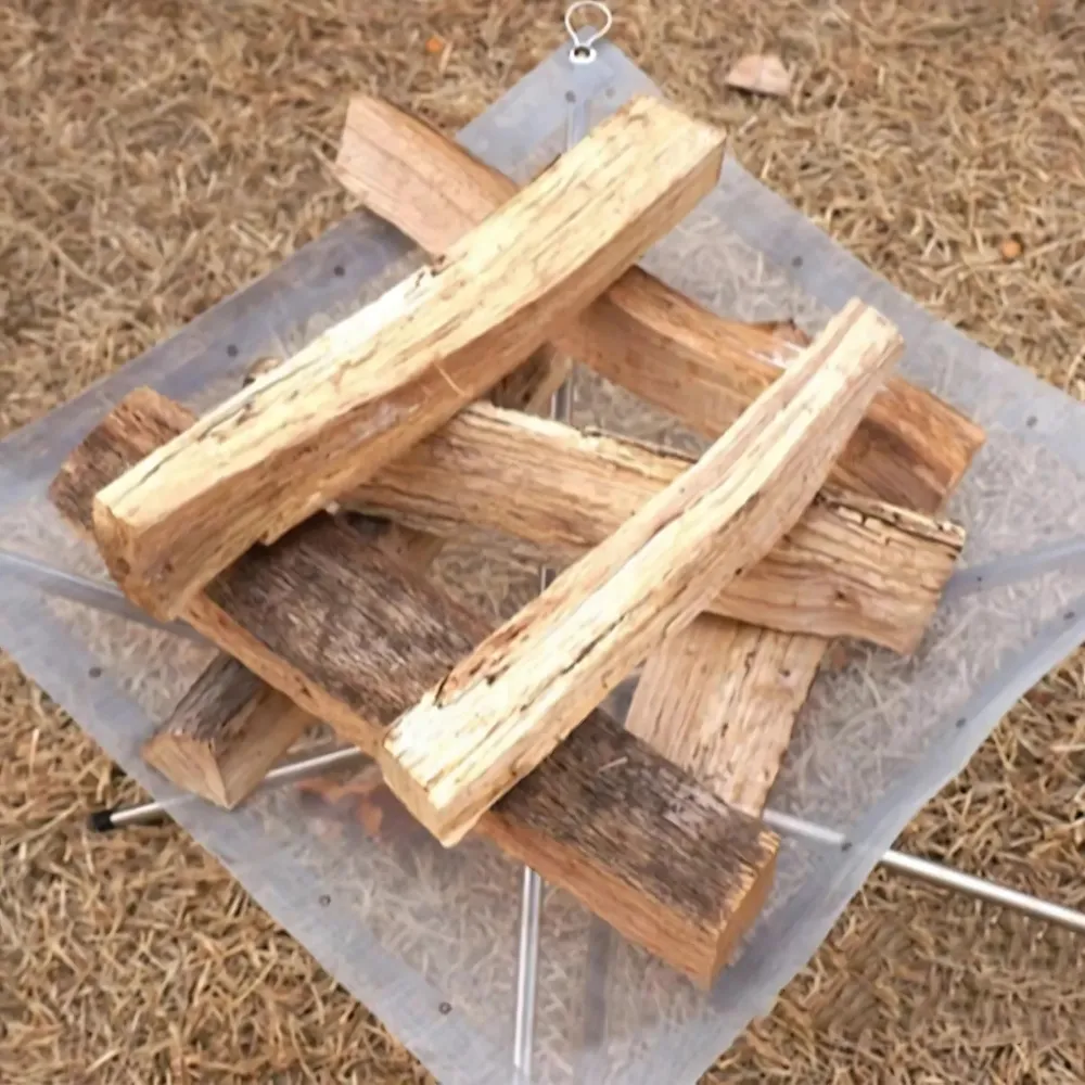 Outdoor Stainless Steel Firepit Campfire Frame