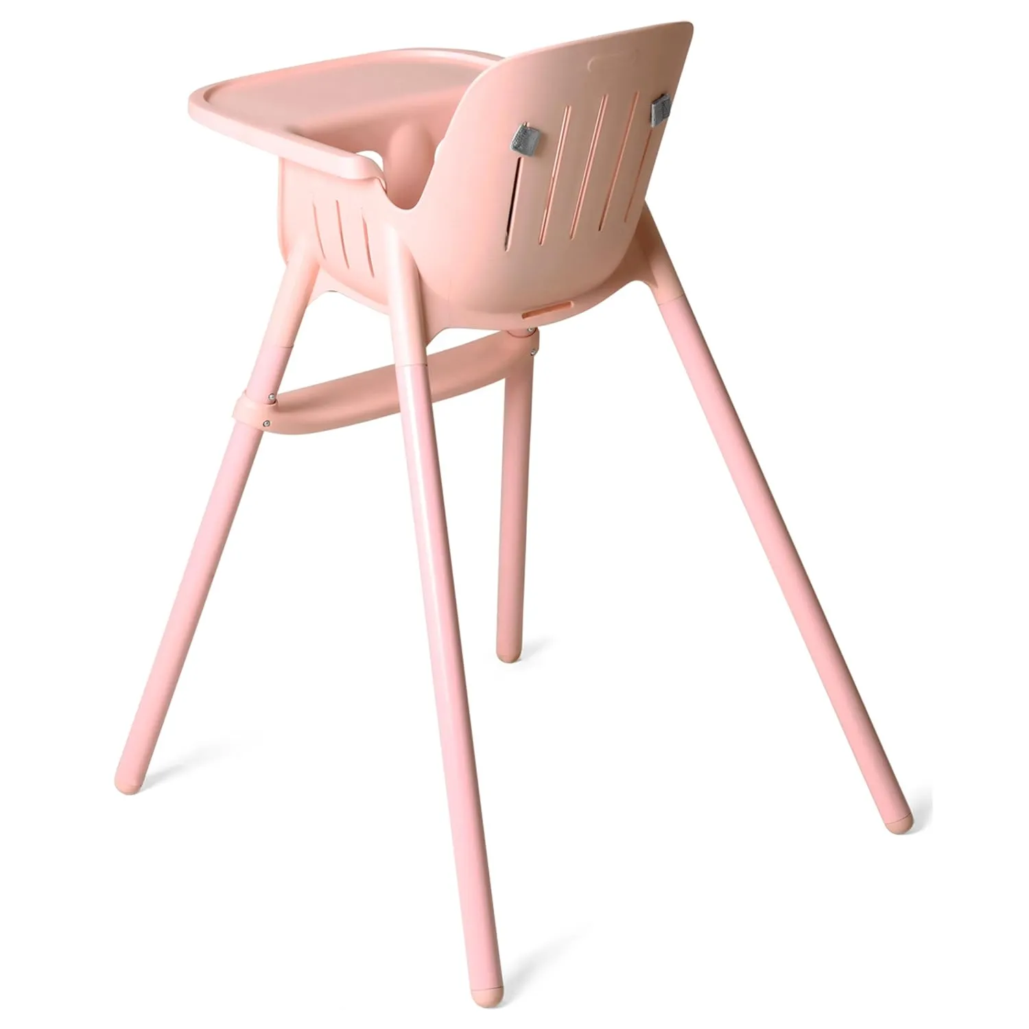 Peg Perego Poke High Chair - Modern and Easy to Clean - from 6 to 36 Months - Rose Madder (Soft Pink)