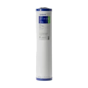 Pentair DFX-CB-20BB 20" x 4.5" 10 Micron Carbon Block Filter Cartridge For Chlorine, Taste & Odor Reduction