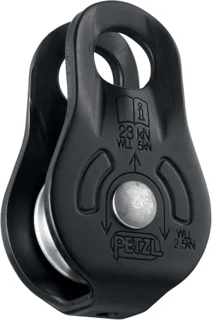 PETZL FIXE Pulley - Versatile Compact Pulley with Fixed Side Plates for Hauling and Rigging