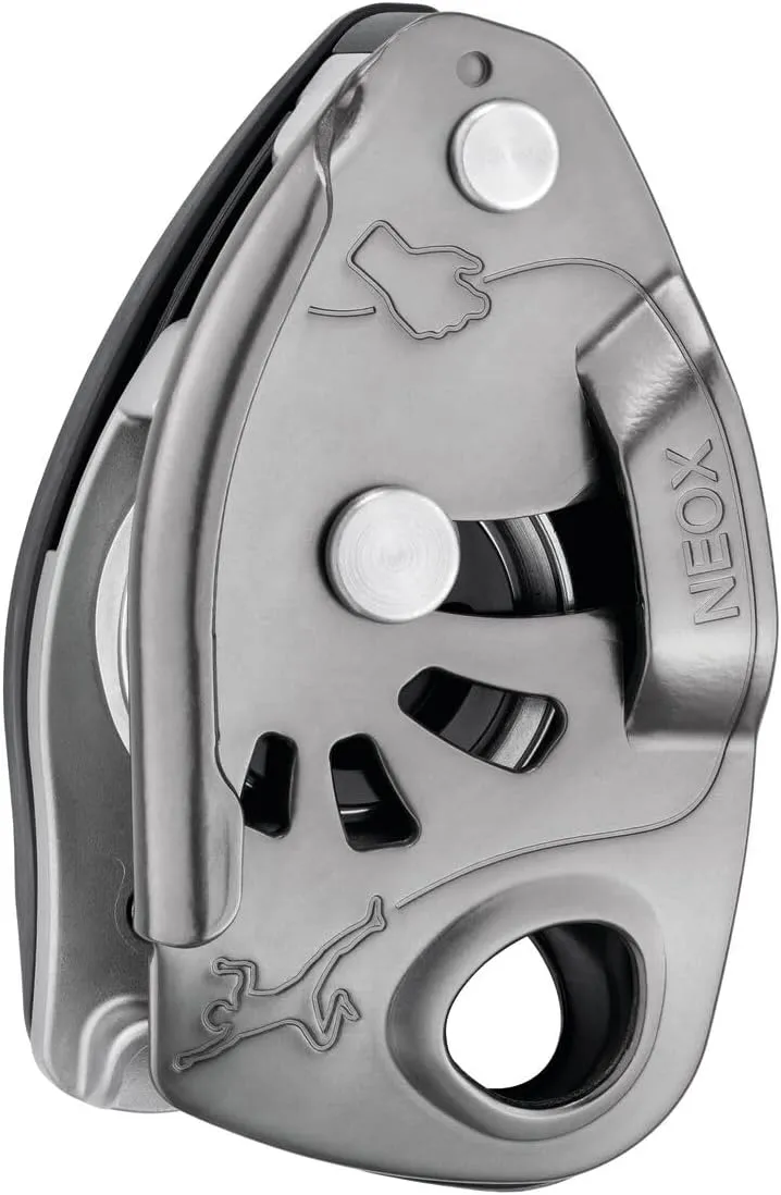 PETZL NEOX Belay Device with cam-Assisted Blocking