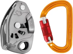 PETZL NEOX Belay Device with cam-Assisted Blocking