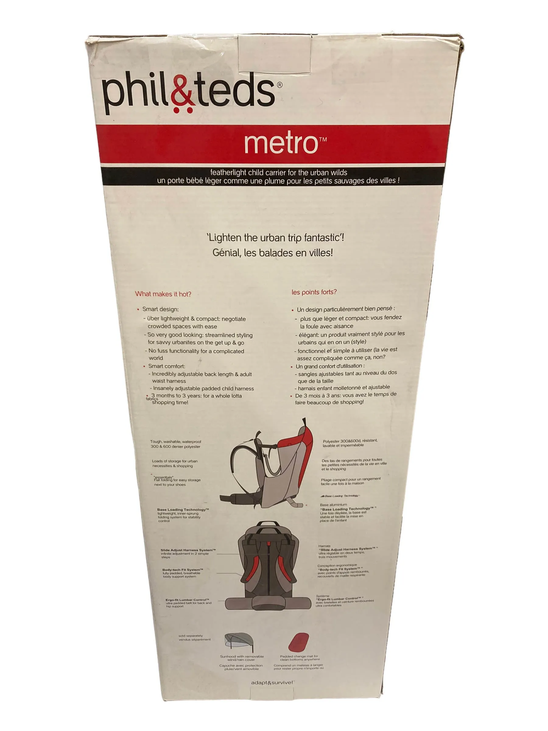 Phil & Teds Metro Lightweight Backpack Carrier