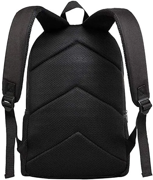 Plane Backpack 17 Inch Student Book Bag for Kids Boys Mens Aircraft Design