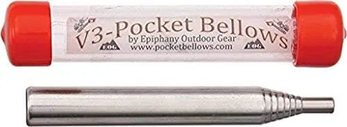 Pocket Bellows - Weatherproof Collapsible Fire Bellowing Tool for Starting Fire- an Essential Camping Gear