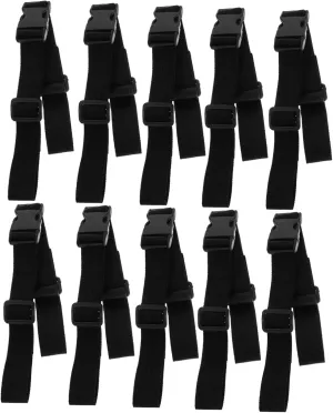 POPETPOP Mountaineering Straps for Backpack 10pcs Chest Strap Quick-release Buckle Universal Fit