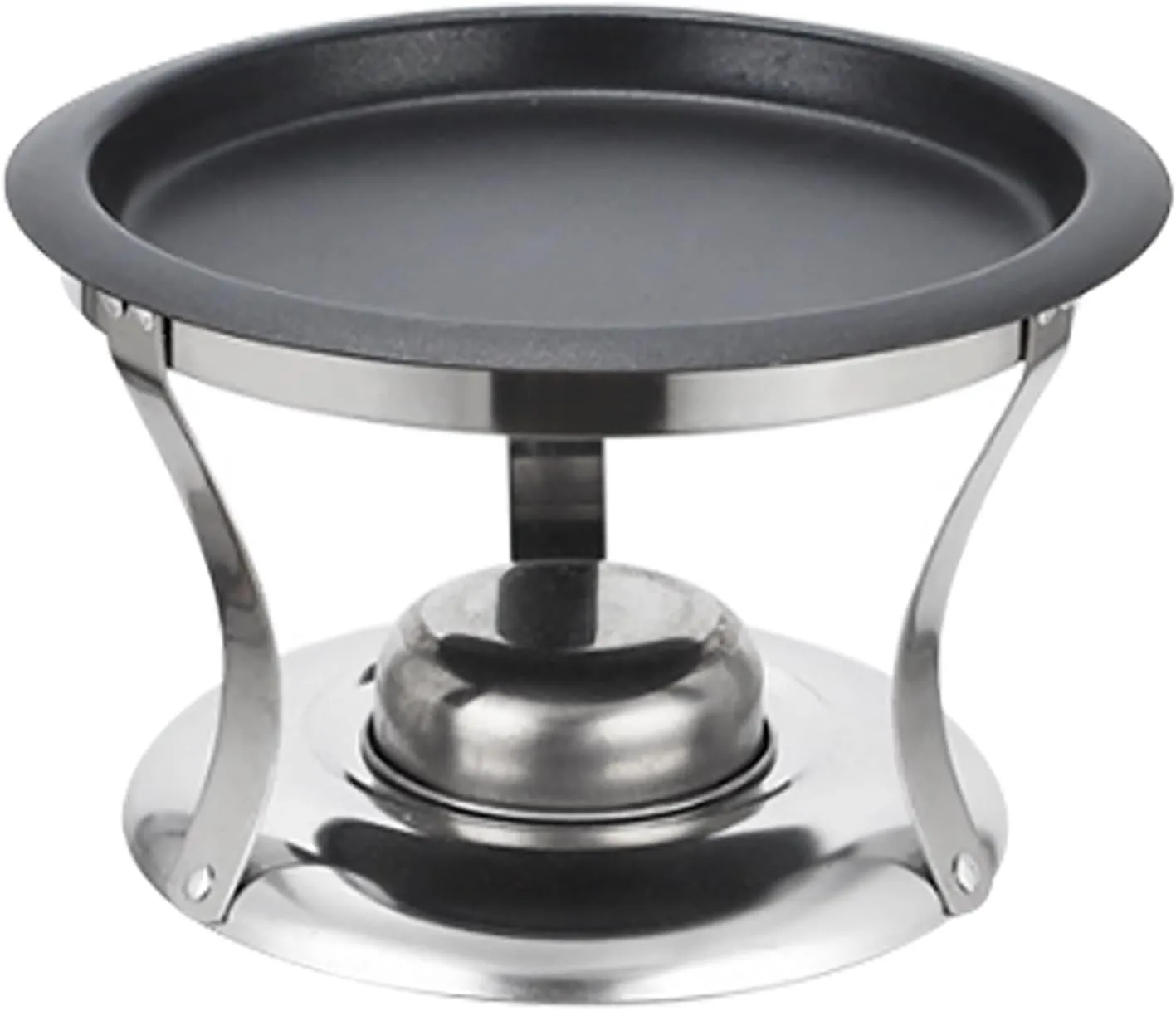 Portable BBQ Grill | Stainless Steel Korean BBQ Grill with Fire Cover | Nonstick Camping Grill for Outdoor Travel/Picnic/Backyard | Even Heat Distribution, Easy to Maintain (Small)