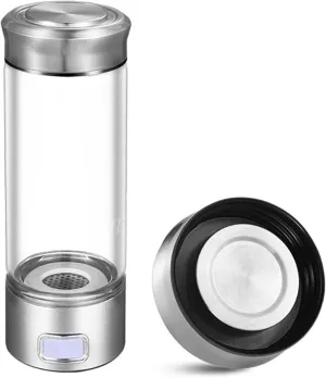 Portable Rechargeable Hydrogen Water Bottle, 800-1200PPB Pure Hydrogen Concentration, Reduction Imported Hydrogen Ionized Water Cup, Purification Vent