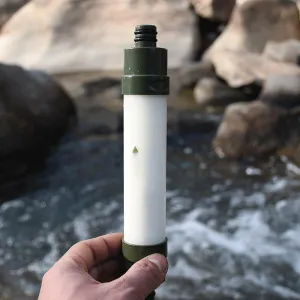 Portable Reverse Osmosis Water Filtration System 0.01 Micron Super-high Precision Water Purification Survival Gear for Hiking, Camping, Travel, and Emergency Preparedness (Color : White)