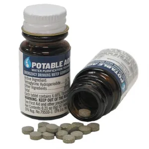 Potable Aqua Water Purification, Water Treatment Tablets