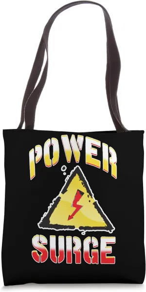 Power Surge Gym Motivation Charge Up Tote Bag