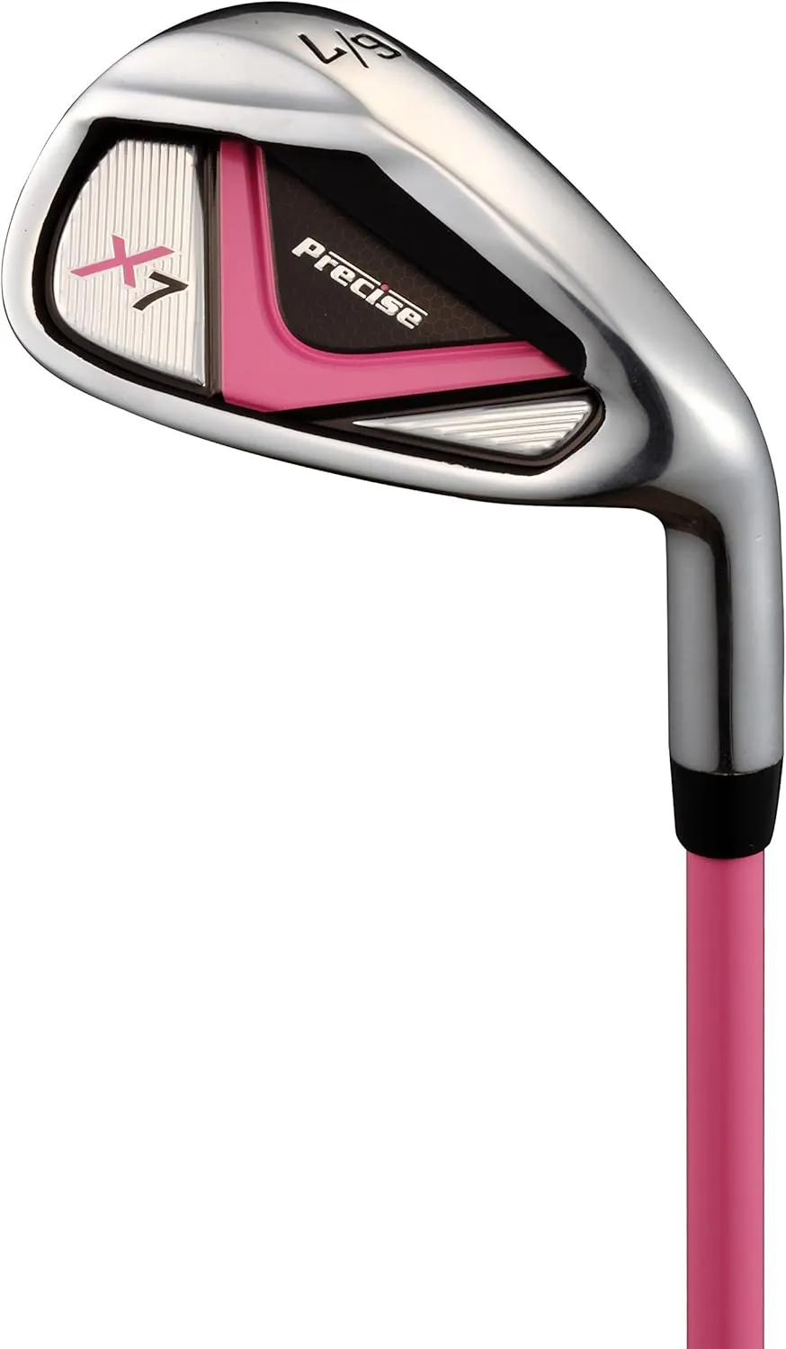 Precise X7 Kids Golf Clubs Set for Ages 3-5, 6-8, 9-12 | Right/Left Hand Girls & Boys Golf Clubs with Lightweight Graphite Shafts, Hybrid & Stand Bag for 3'0" to 5'0" Height