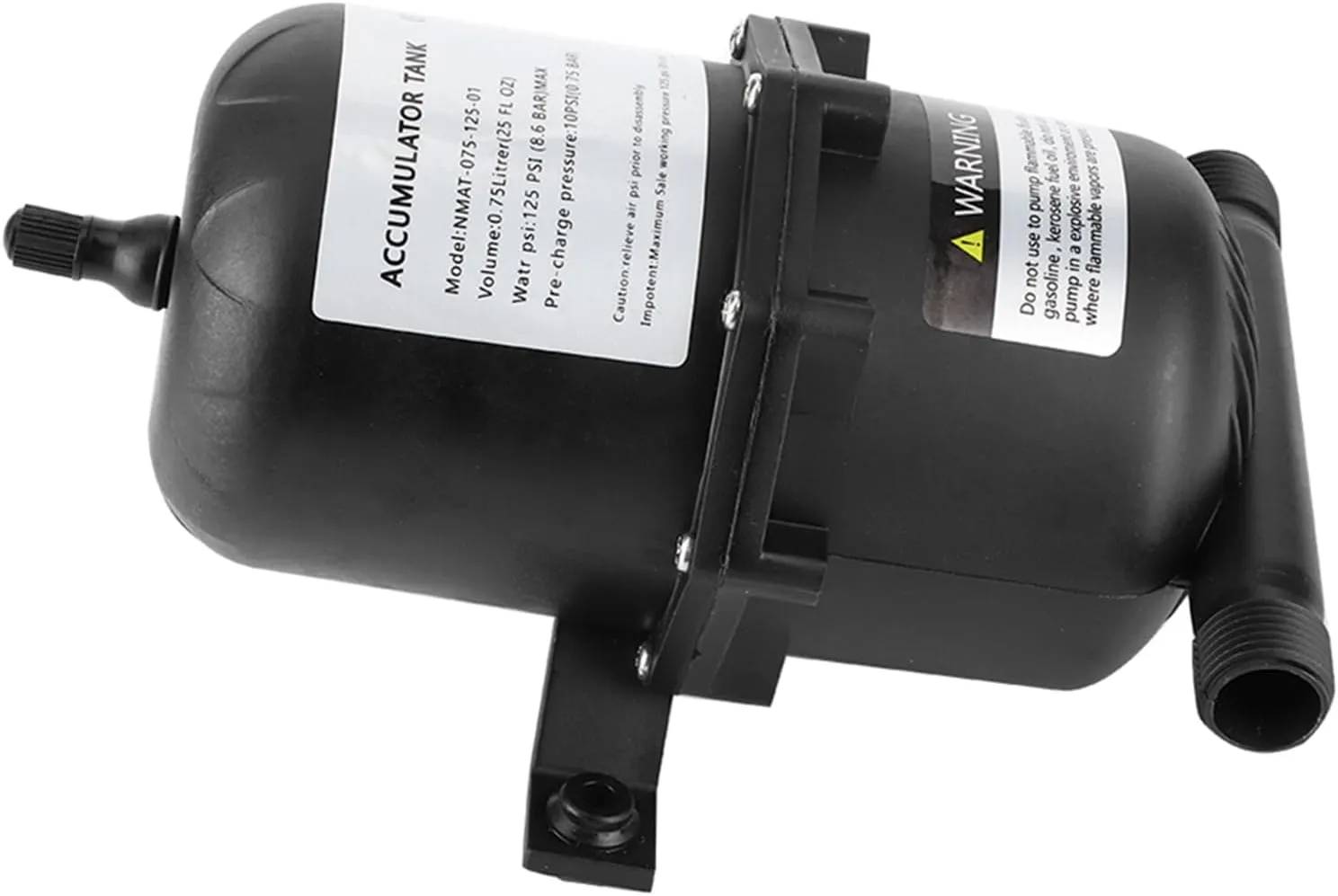 Pressurized Water Tank, Good Sealing Mini Pressure Tank, Black Water Purification for Food Beverage Filling