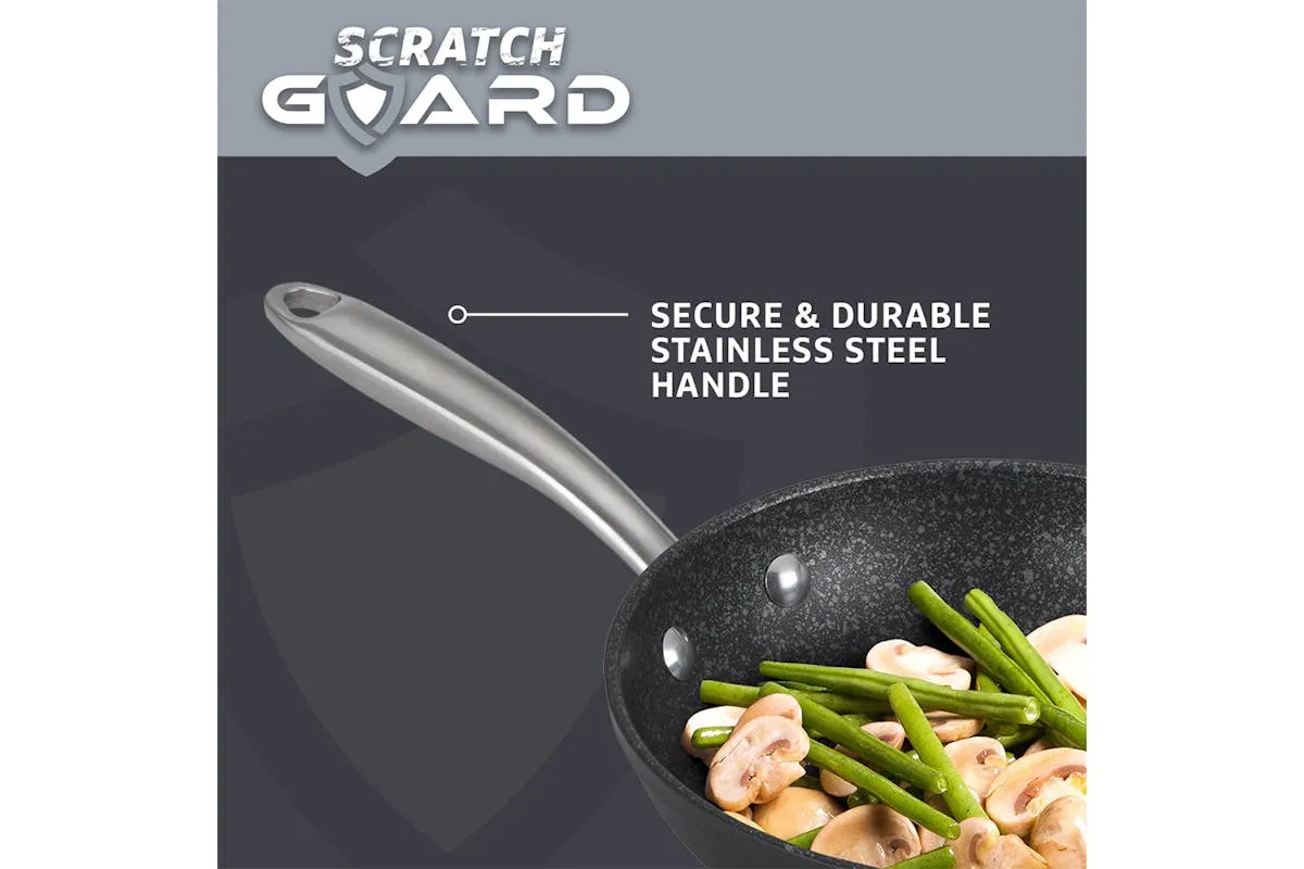 Prestige Scratch Guard Non Stick Saucepan Set | 3 Piece