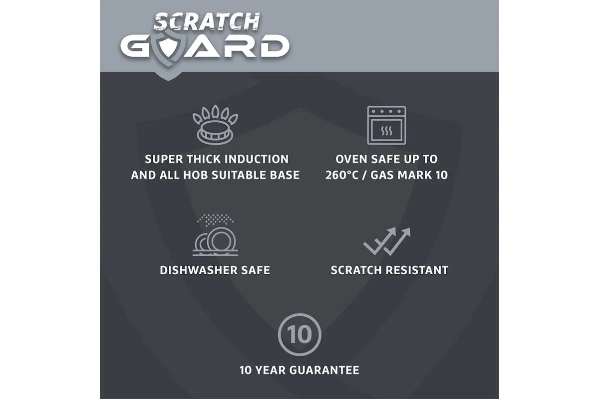 Prestige Scratch Guard Non Stick Saucepan Set | 3 Piece