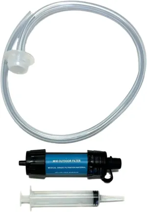 Pro Membrane Filter Kit - Hollow Fiber Membrane Filter and Tubing Attachment - Upgrades Your Puribag to the Puribag Pro System with a Puribag Water Filter