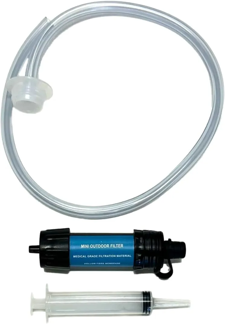 Pro Membrane Filter Kit - Hollow Fiber Membrane Filter and Tubing Attachment - Upgrades Your Puribag to the Puribag Pro System with a Puribag Water Filter