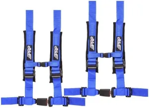 PRP Prp 4.2 Harness 2 Blue Harnesses Seat Belt Set Of 2#Sbauto2b