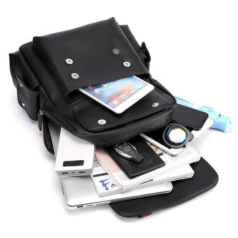 PU Leather Backpack