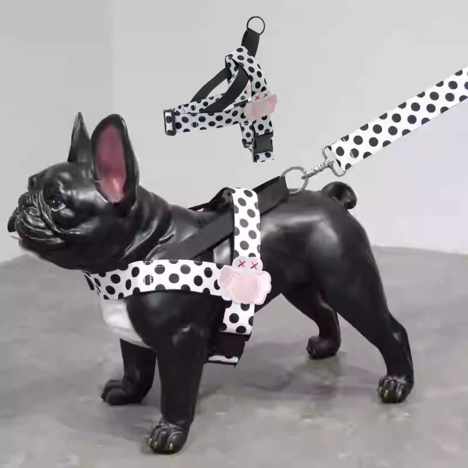 PupJoy Comfort Fit Frenchie Harness with Secure Buckles