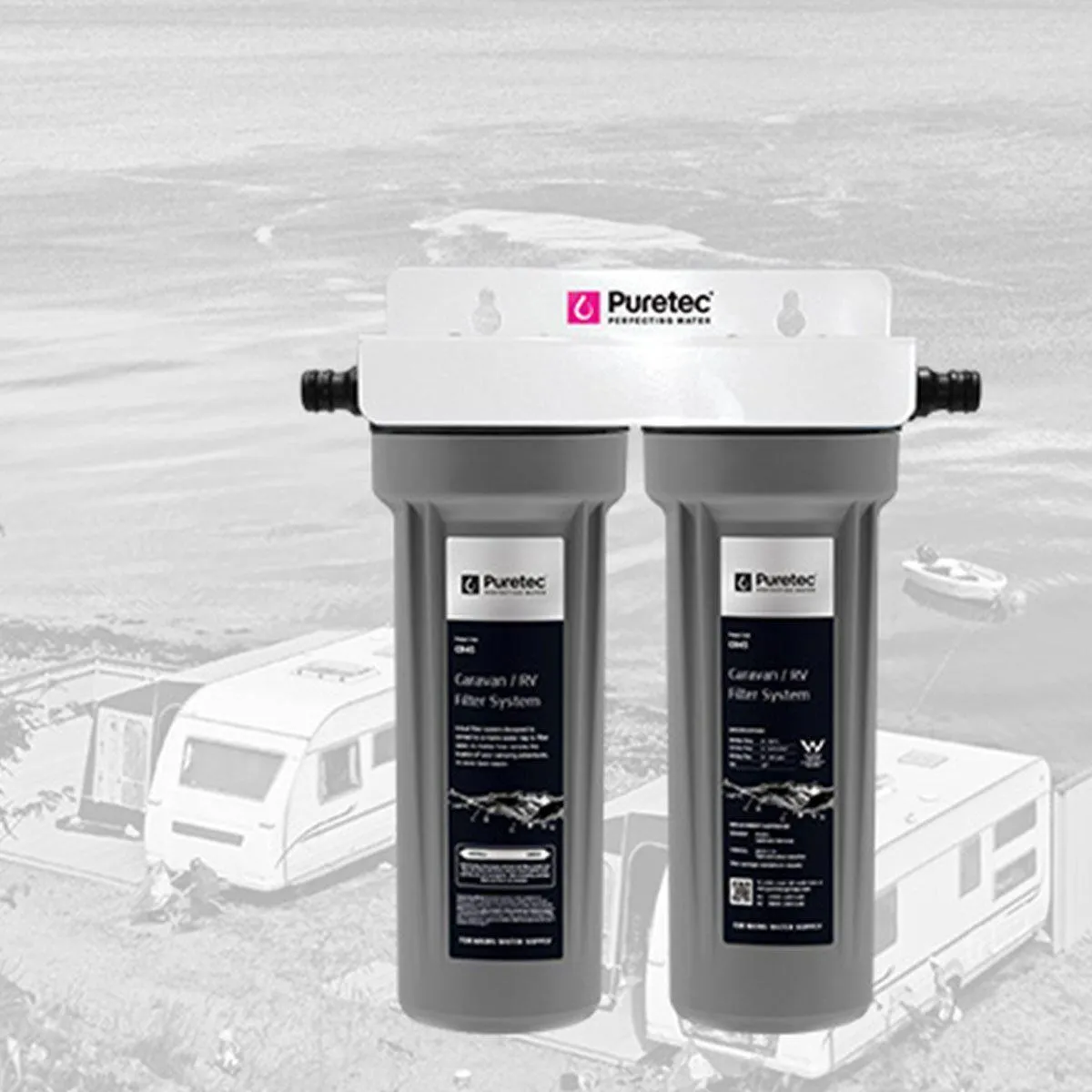 Puretec CR Series Caravan/RV Water Filter Kit (16 LPM)