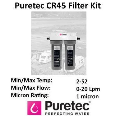 Puretec CR Series Caravan/RV Water Filter Kit (16 LPM)