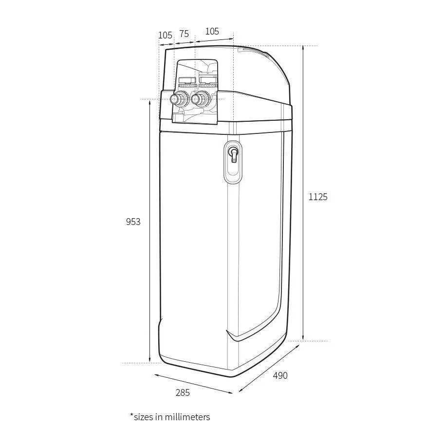 Puretec SOL40-E1 Automatic Timer Water Softening System (18,000 Litre/40LPM)