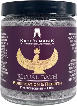 Purification & Rebirth Ritual Bath Salt - Frankincense   Lime