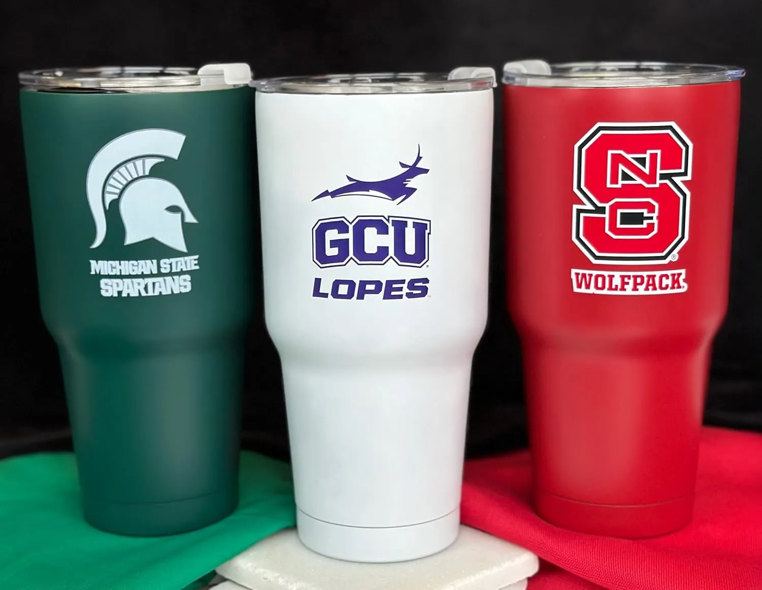 R and R Imports Old Dominion Monarchs 24 oz Insulated Stainless Steel Tumblers Officially Licensed Collegiate Product