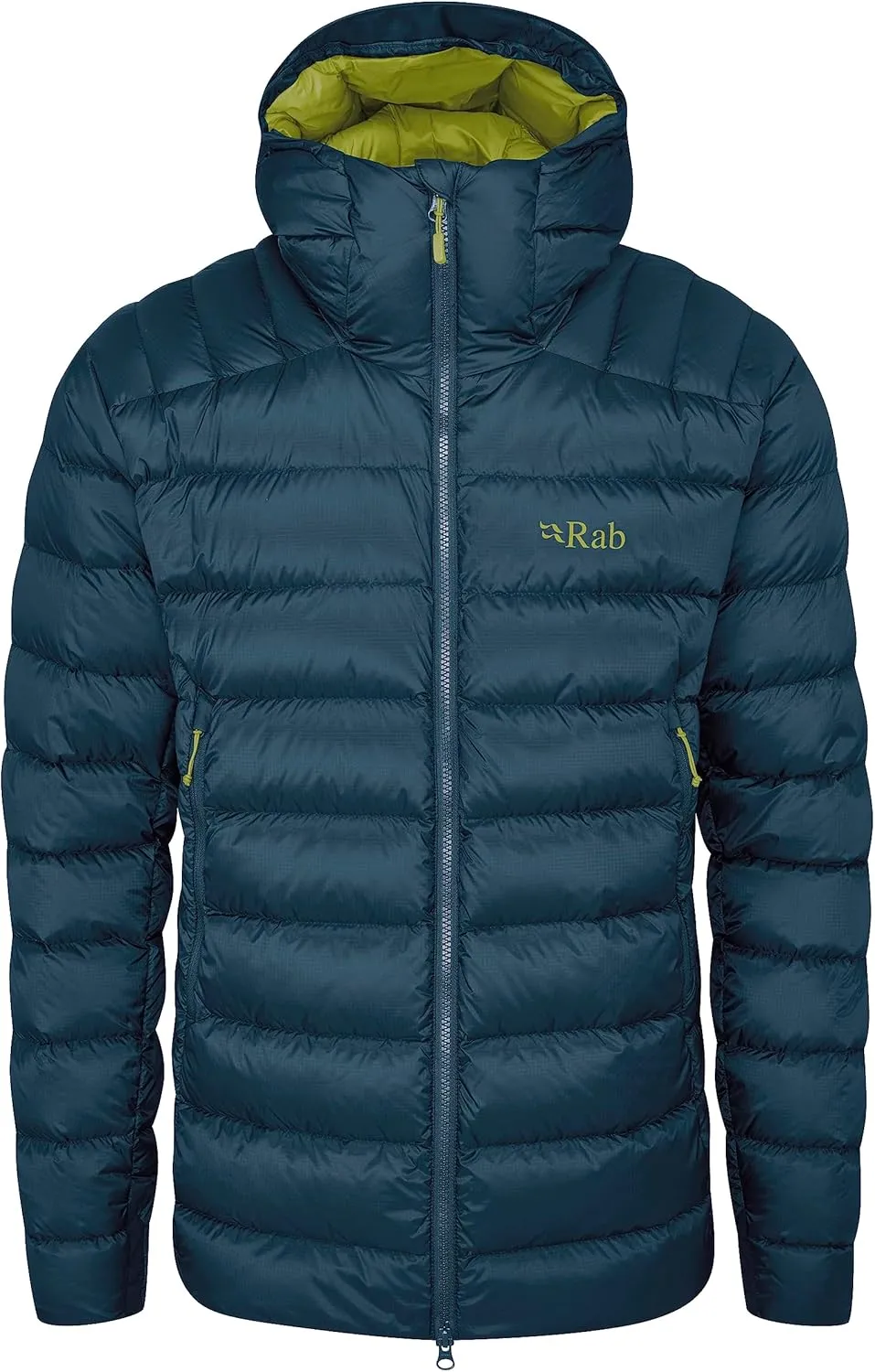 Rab Men's Electron Pro 800-Fill Down Hooded Jacket for Climbing and Mountaineering