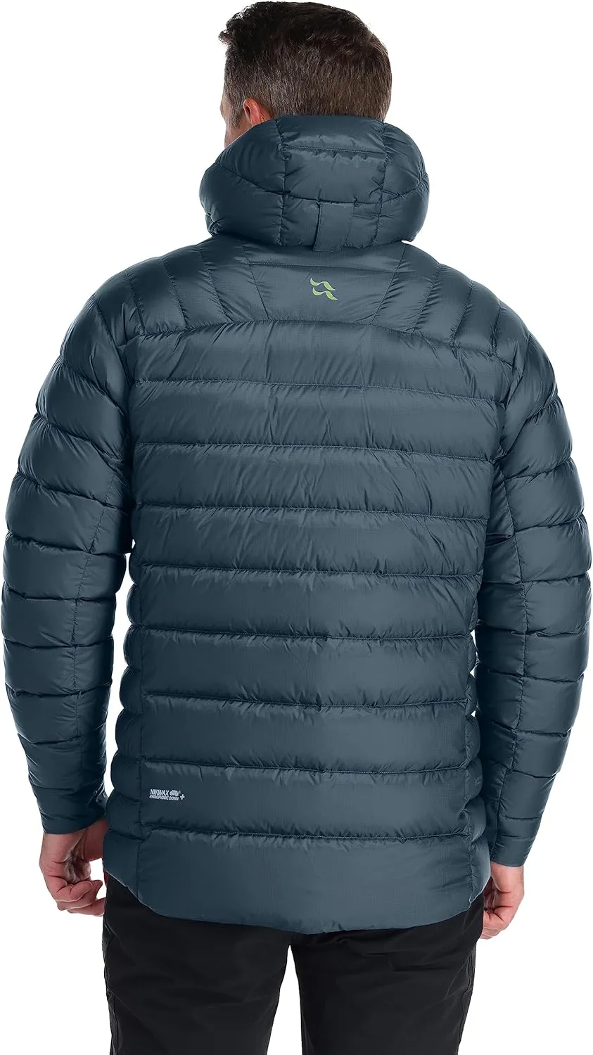 Rab Men's Electron Pro 800-Fill Down Hooded Jacket for Climbing and Mountaineering